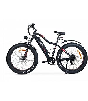 Bicicleta eléctrica XL con guardabarros, ECOXTREM, negro, 36V 350W Brushless - LMTDF-35L/NEGRO